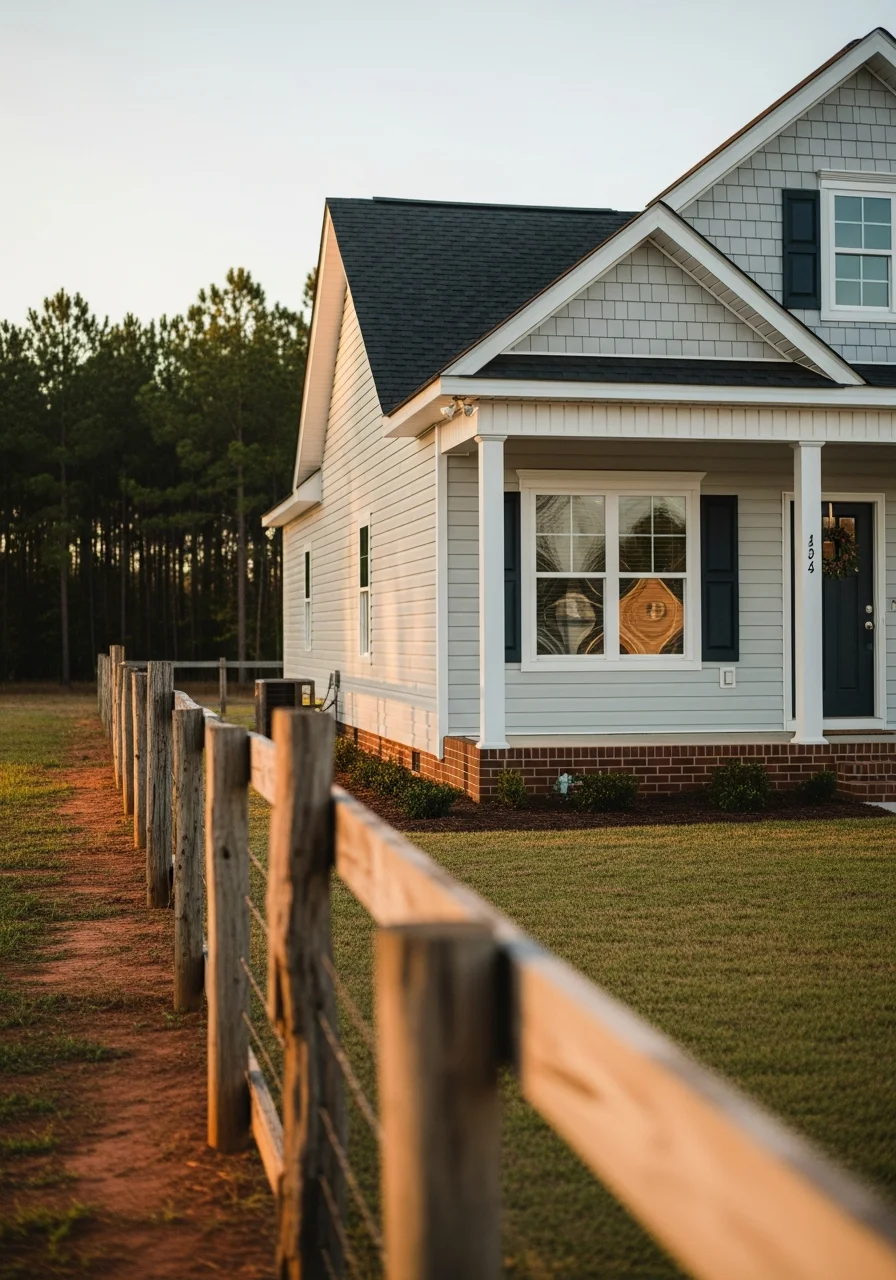 Cheraw-area home with traditional residential character.